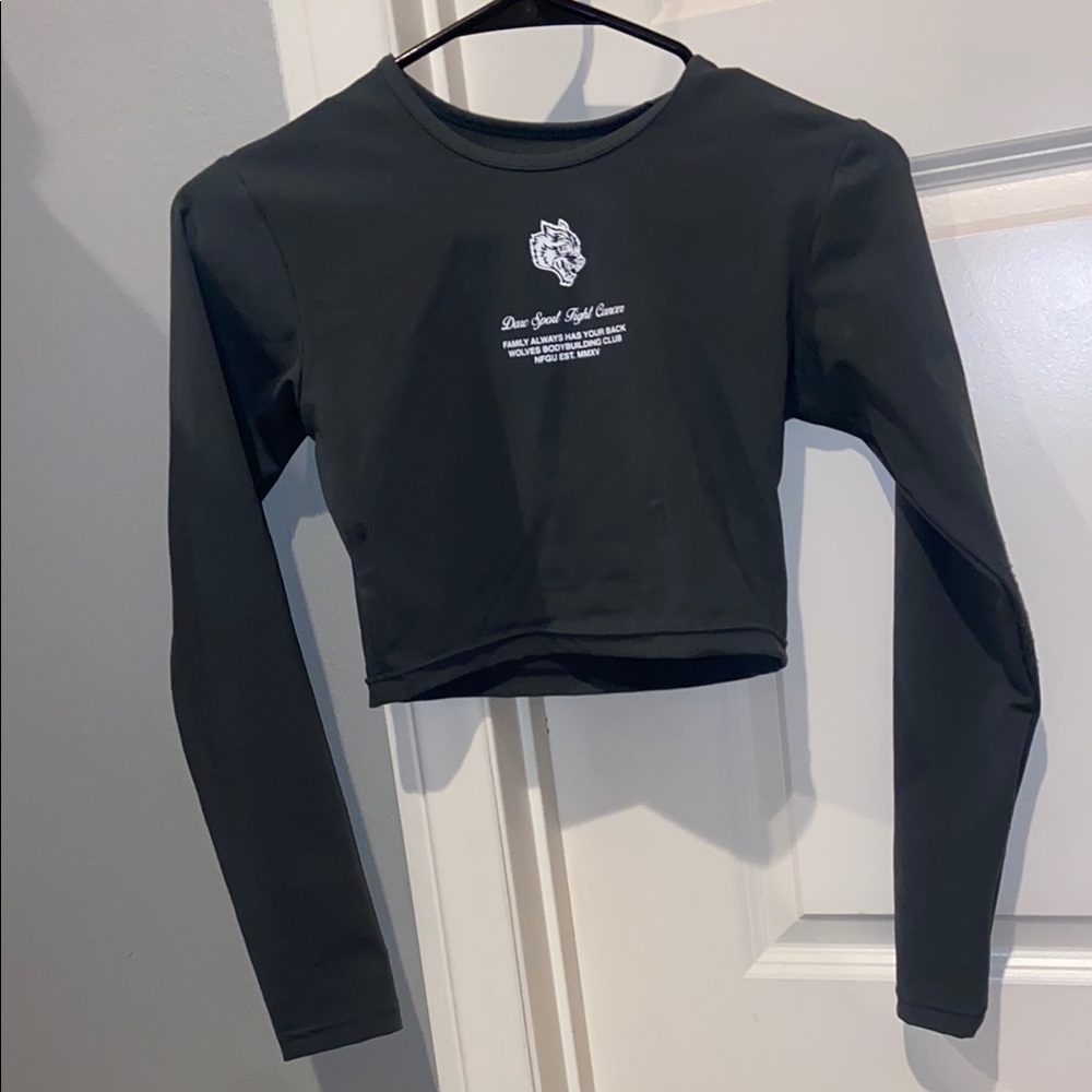 Darc Sport Inner Strength L/S Energy Top in Wolf Gray